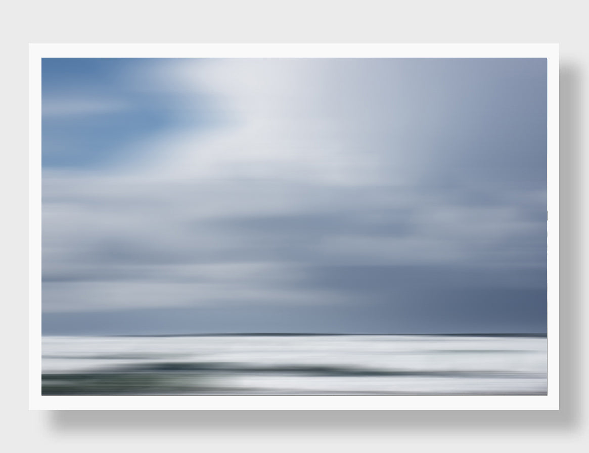 No. 12 - Ashen Blue → Sky and water in muted grace