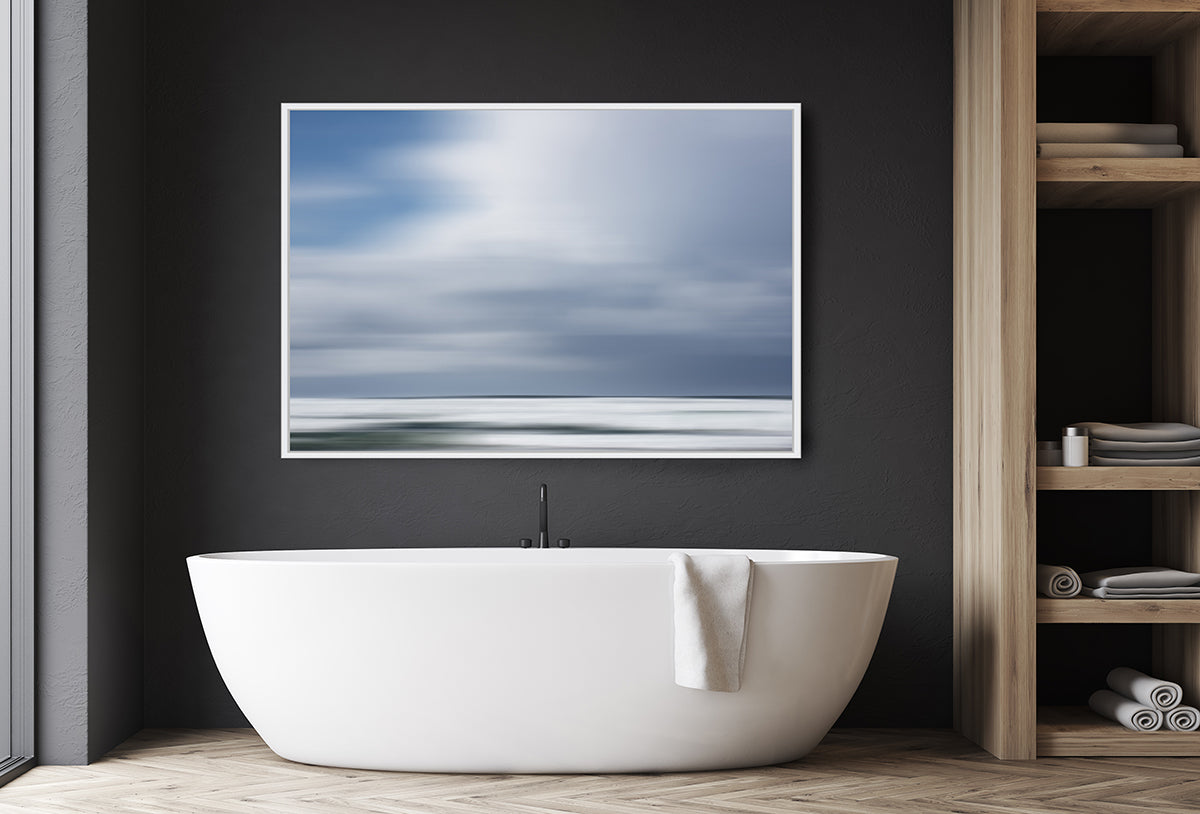 No. 12 - Ashen Blue → Sky and water in muted grace