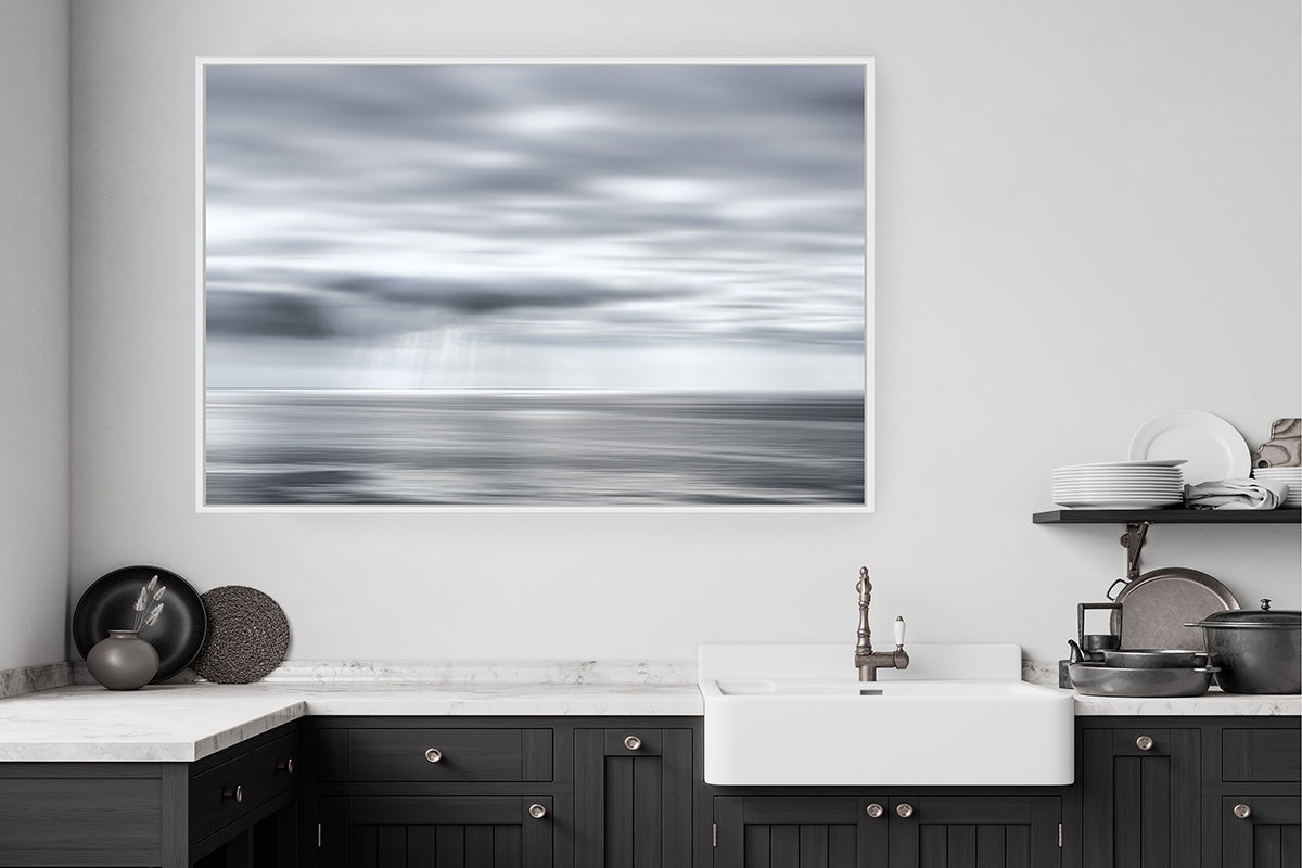 No. 30 - Solace of Light→ Sun breaking through cloud to calm the sea